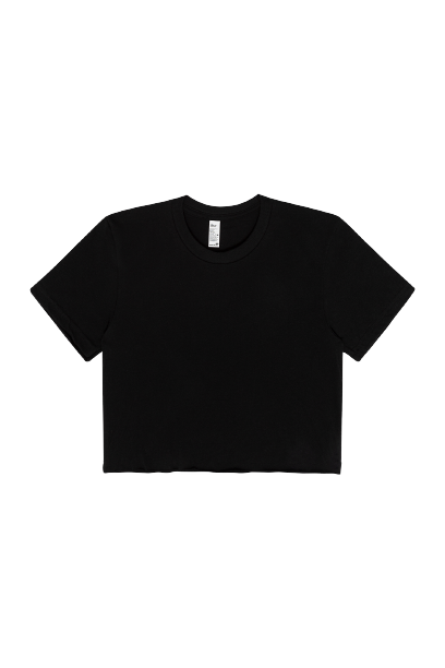 FINE JERSEY S/S CROP T