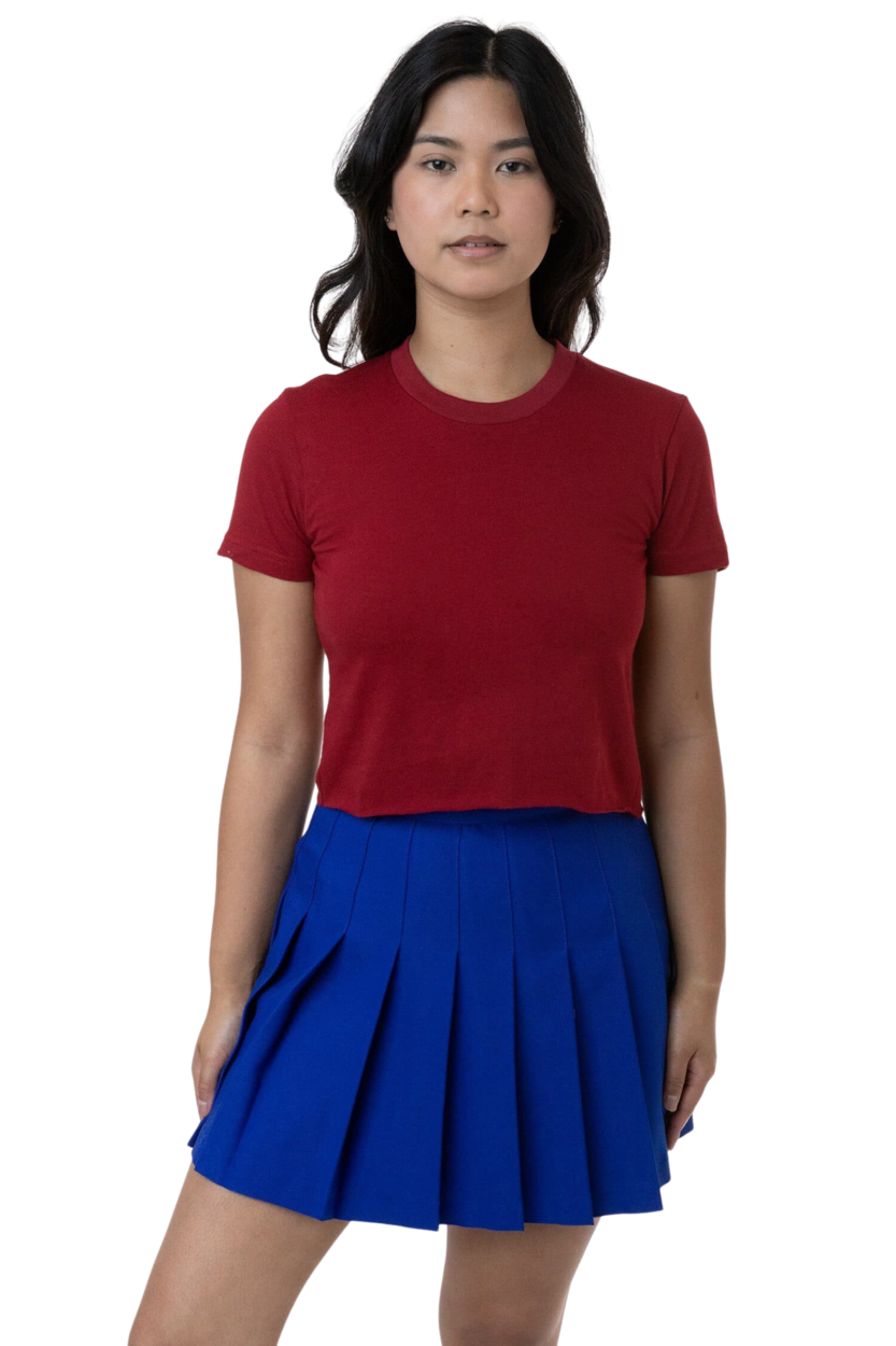 FINE JERSEY S/S CROP T