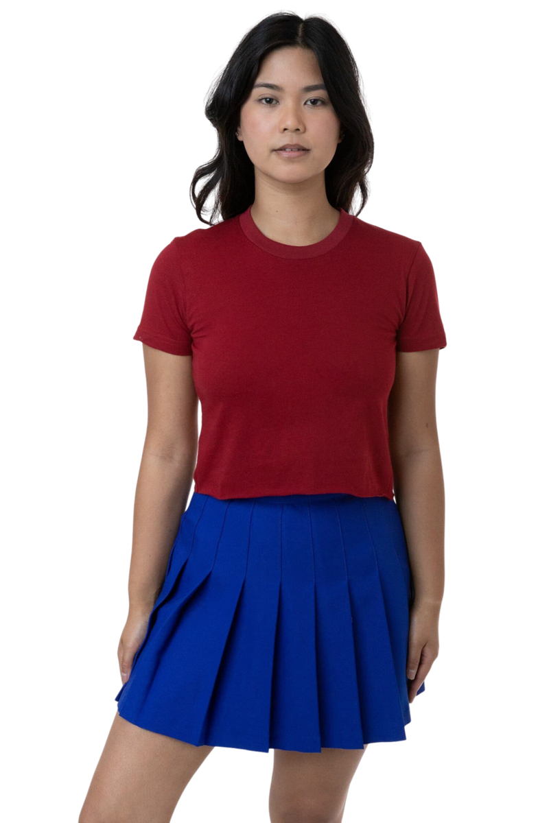 FINE JERSEY S/S CROP T