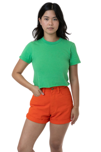 FINE JERSEY S/S CROP T