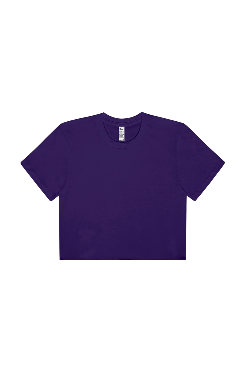 FINE JERSEY S/S CROP T