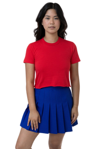FINE JERSEY S/S CROP T