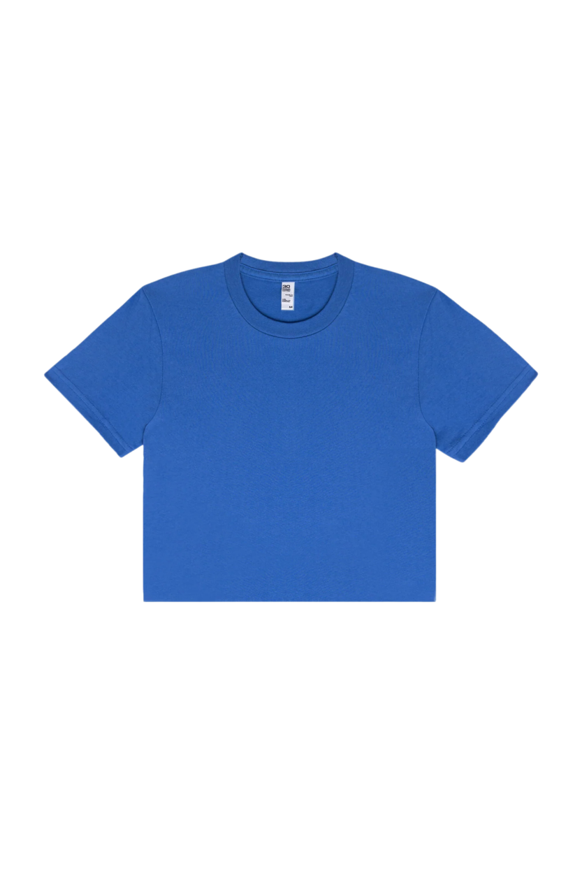 FINE JERSEY S/S CROP T
