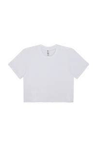 FINE JERSEY S/S CROP T
