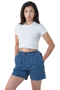 FINE JERSEY S/S CROP T