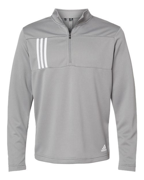 3-Stripes Double Knit Quarter-Zip Pullover