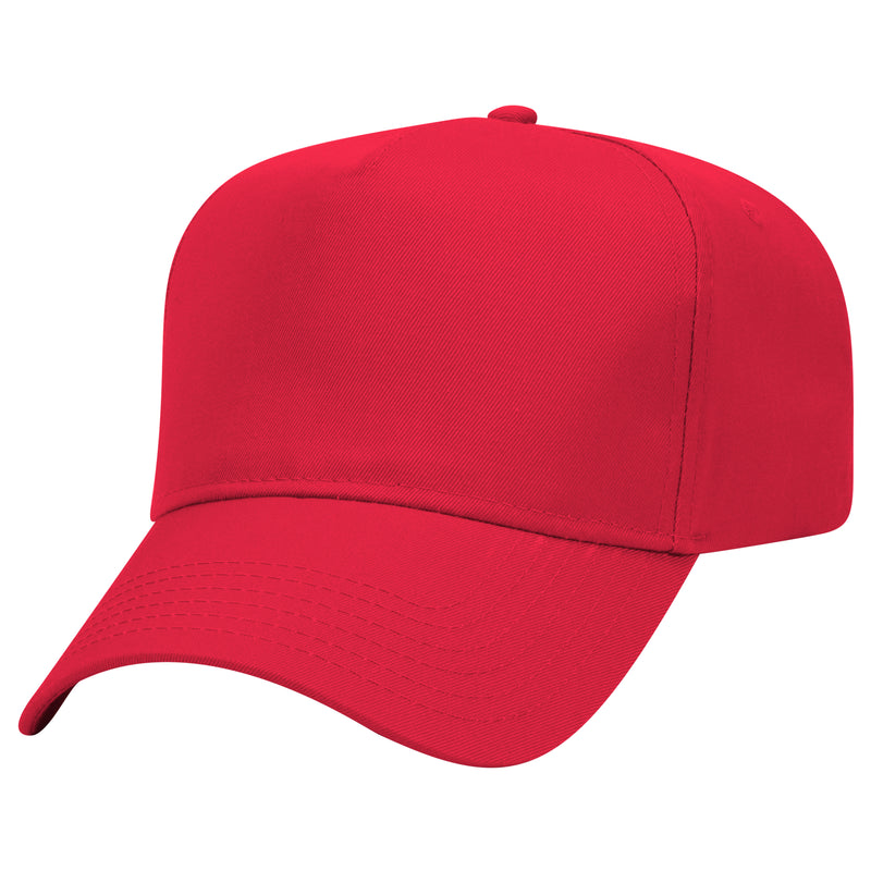 5 Panel Mid Profile Baseball Cap