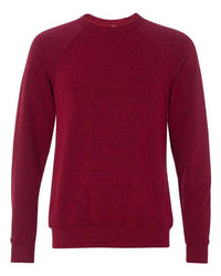 Unisex Sponge Fleece Raglan Crewneck Sweatshirt