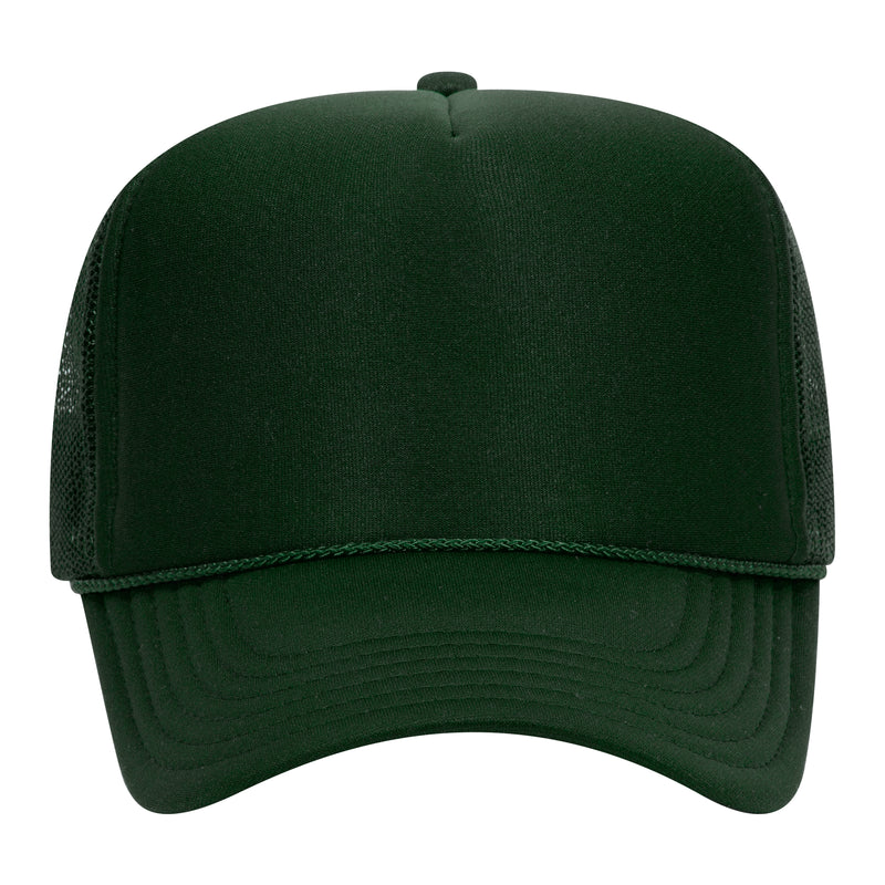 5 Panel High Crown Mesh Back Trucker Hat - The Collegiate Lineup