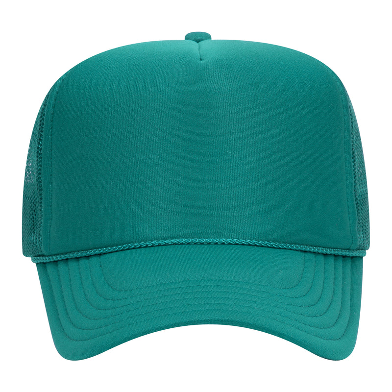 5 Panel High Crown Mesh Back Trucker Hat - The Collegiate Lineup