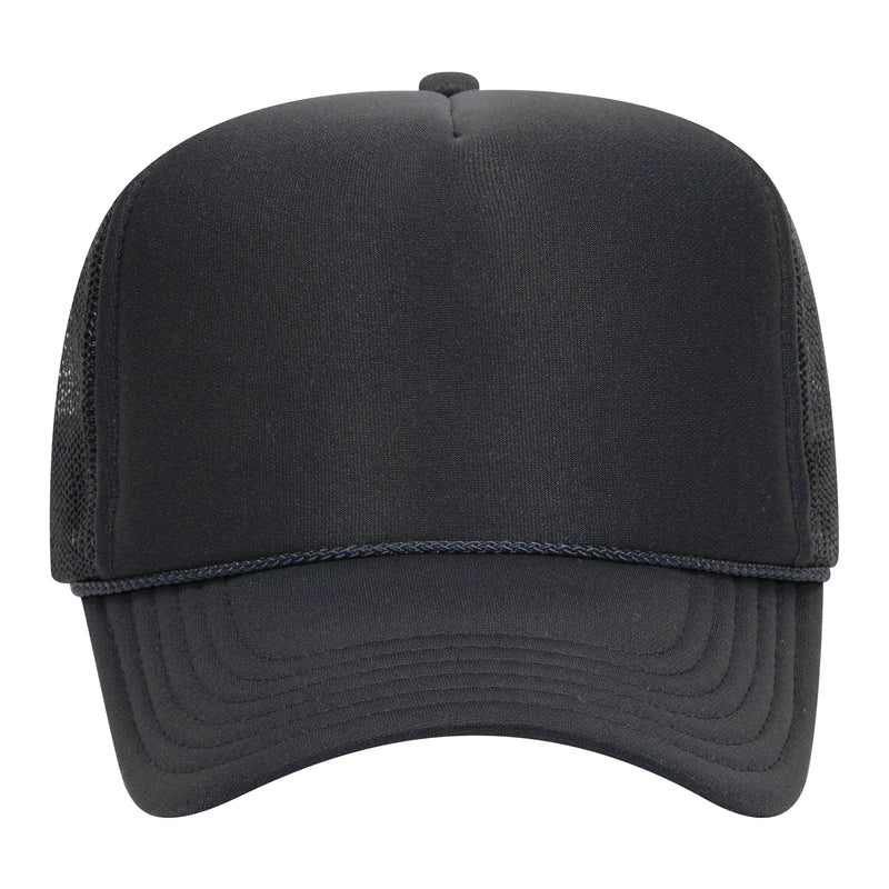 5 Panel High Crown Mesh Back Trucker Hat - The Collegiate Lineup