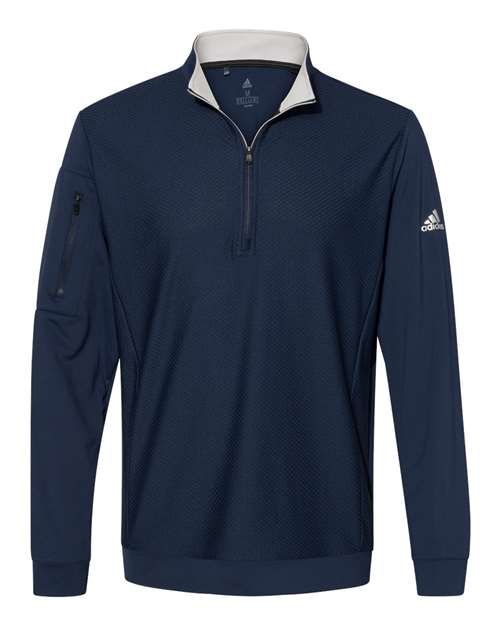 Performance Textured Quarter-Zip Pullover
