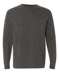 Garment-Dyed Heavyweight Long Sleeve Pocket T-Shirt