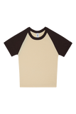 Baby Rib Short Sleeve Raglan