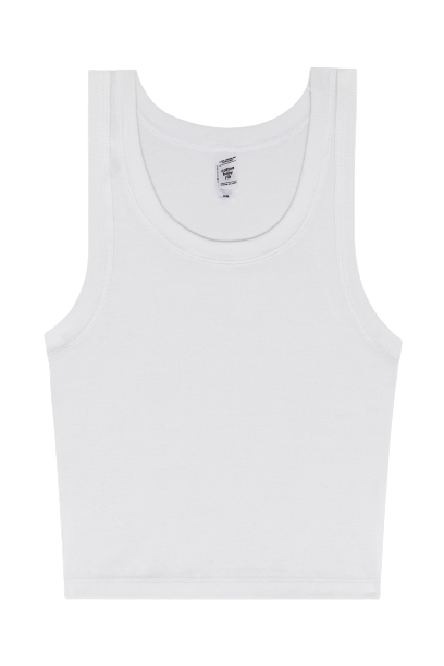Sporty Baby Rib Crop Tank