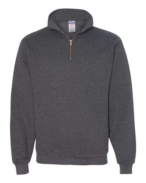 Super Sweats NuBlend® Quarter-Zip Cadet Collar Sweatshirt