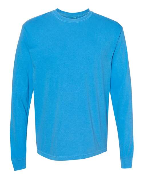 Garment-Dyed Heavyweight Long Sleeve T-Shirt