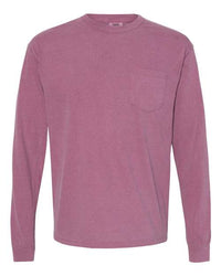Garment-Dyed Heavyweight Long Sleeve Pocket T-Shirt