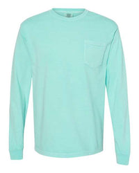Garment-Dyed Heavyweight Long Sleeve Pocket T-Shirt
