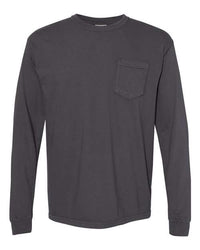 Garment-Dyed Heavyweight Long Sleeve Pocket T-Shirt
