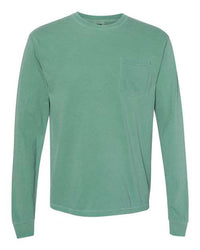 Garment-Dyed Heavyweight Long Sleeve Pocket T-Shirt
