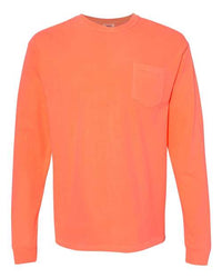 Garment-Dyed Heavyweight Long Sleeve Pocket T-Shirt