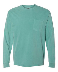 Garment-Dyed Heavyweight Long Sleeve Pocket T-Shirt
