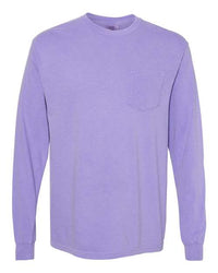 Garment-Dyed Heavyweight Long Sleeve Pocket T-Shirt