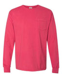Garment Dyed Long Sleeve T-Shirt With a Pocket