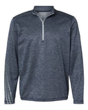 Brushed Terry Heathered Quarter-Zip Pullover