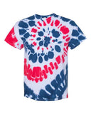 Multi-Color Spiral Tie-Dyed T-Shirt