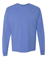 Garment Dyed Long Sleeve T-Shirt With a Pocket