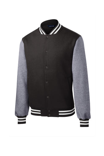 Fleece Letterman Jacket