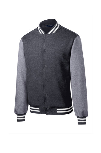 Fleece Letterman Jacket