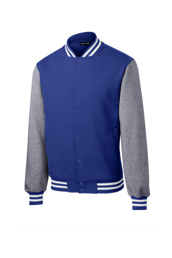 Fleece Letterman Jacket