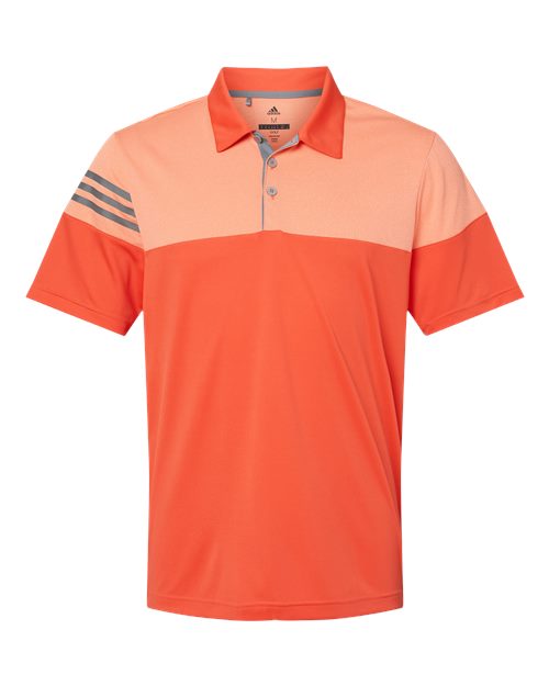 Heathered 3-Stripes Colorblock Sport Shirt