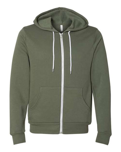 Unisex Sponge Fleece Full-Zip Hoodie