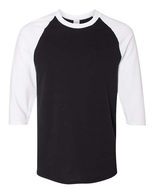 Heavy Cotton™ Raglan Three-Quarter Sleeve T-Shirt