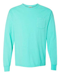 Garment Dyed Long Sleeve T-Shirt With a Pocket
