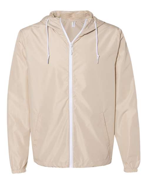 Unisex Lightweight Windbreaker Full-Zip Jacket
