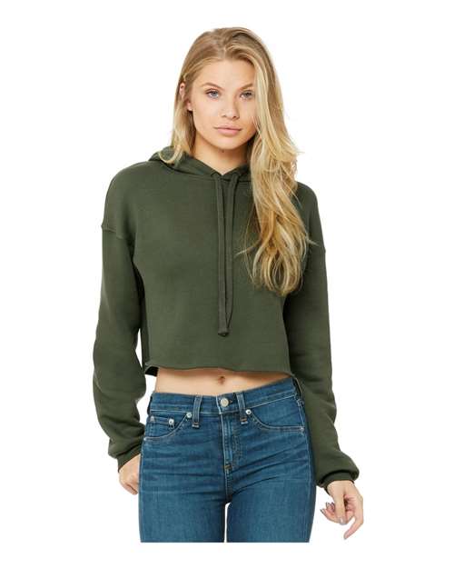 Women's Cropped Fleece Hoodie