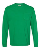 Garment-Dyed Heavyweight Long Sleeve Pocket T-Shirt