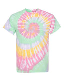 Multi-Color Spiral Tie-Dyed T-Shirt