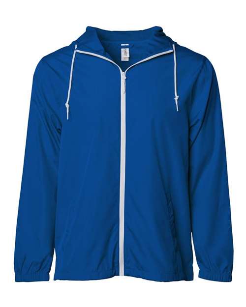 Unisex Lightweight Windbreaker Full-Zip Jacket