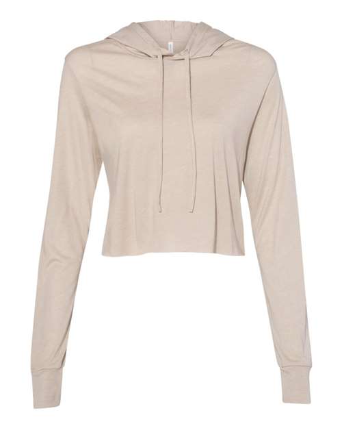 Women’s Triblend Cropped Long Sleeve Hoodie