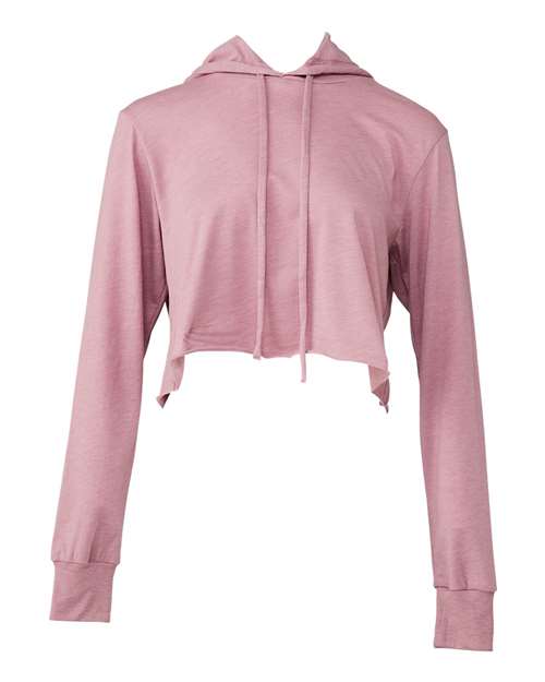 Women’s Triblend Cropped Long Sleeve Hoodie