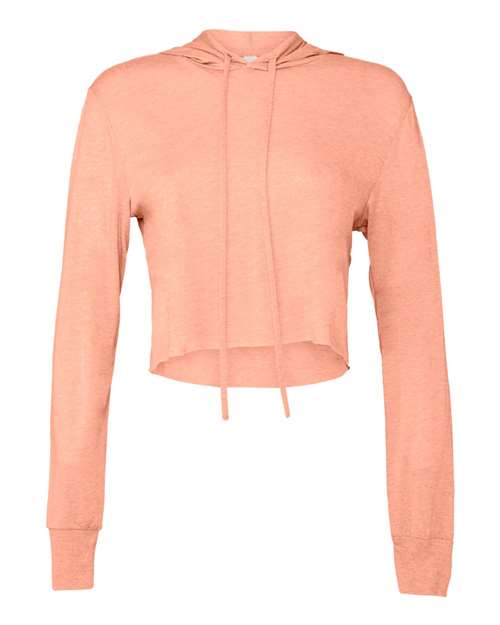 Women’s Triblend Cropped Long Sleeve Hoodie