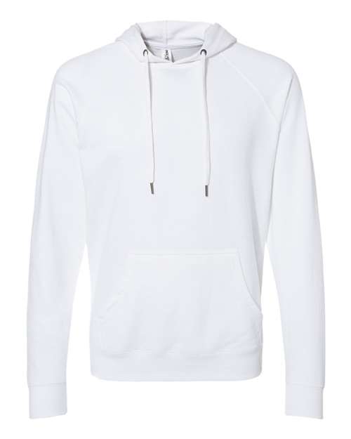 Icon Unisex Lightweight Loopback Terry Hooded Sweatshirt