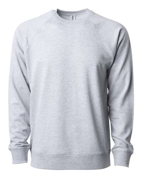 Icon Unisex Lightweight Loopback Terry Crewneck Sweatshirt - The Collegiate Lineup