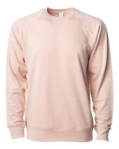 Icon Unisex Lightweight Loopback Terry Crewneck Sweatshirt